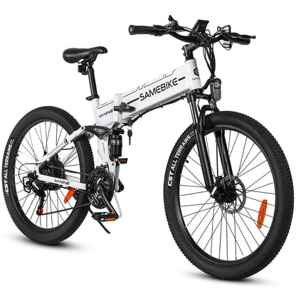 Samebike LO26-II 750W 26" Spoked Wheel Foldable Electric Bike 10Ah E Mountain Bike EMTB - Buybestgear